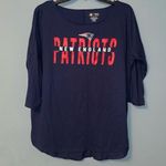NFL  Team Apparel New England Patriots Sleep Shirt T-Shirt Size Large Photo 0