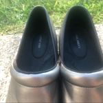 Lands' End Clog Mule Heel Metallic Silver Gray Size 10 Slip on #444703 Photo 7