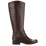 Style & Co NEW Brown Moto Riding Knee Boots Womens 10 Wide Calf Buckles Photo 1