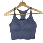 Balance Athletica  Blue Seamless Padded Racerback Sports Bra S Photo 0