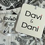 Davi & Dani  Paisley Border Print Ruffle Detail Maxi Dress Size M NWT Photo 6