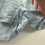 Aerie  Chambray Blue Elasticized Waist High‎ Rise Shorts Sz M Photo 2