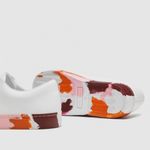 ZARA  White Sneakers with Colorful Sole Photo 4