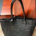 Weaved tote bag Black Photo 1