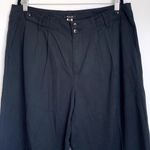 Madewell NWT  The Plus Harlow Wide Leg Pant in True Black NH246 Photo 4