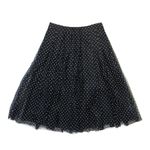 J.Crew NWT x Net-a-porter Fia in Black Ivory Polka Dot Flocked Tulle Skirt 2 Photo 1