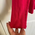 DKNY EUC  women’s hot pink button neck hooded long sleeve top small‎ Photo 2