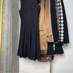 Theory  Bonbi Wool Ameera Fabric Zipper Front Fit Flare Sleeveless Dress Photo 10