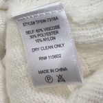 Skylar + Madison Ivory Soft Fuzzy V Neck Sweater Women’s Small Photo 2