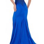 Tiffany Designs  Royal Blue Mermaid Prom Gown w/Slit Style 16058 Size 2 Photo 1