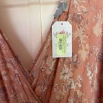 Honeyme  Floral V-Neck Maxi Dress - Pink 100%Rayon Photo 4