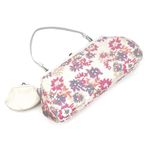 Vintage Magid Beaded Floral Clutch Purse White Pink Purple w Coin Pouch Beaded Photo 15