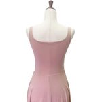 Reformation Mary Tank Dress Blush Jersey Knit Scoop Neck Midi Women's Size Small Photo 6