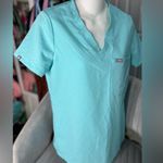FIGS Teal Scrub Top Photo 0