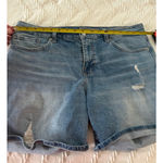 Lucky Brand Women's  Blue Distressed Jean Shorts Size 10 Photo 5