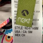 Next women’s tankini top brightly colored small Blue Photo 6