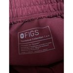 FIGS  Women's Red Drawstring High Rise Straight Nurse Medical Scrub Pants Size S Photo 3