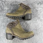 Merrell Women’s 9  Chateau II Dusty Olive Mid Boots Side Zip Waterproof J45548 Photo 2