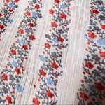 Aerie Floral Stripe Cap Sleeve Top Photo 12