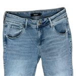 Hudson Jeans Women’s Sz 8 Light Wash Straight Leg Flap Pockets Denim Mid Rise Photo 4