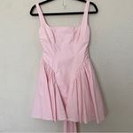 House Of CB  'Florianne' Soft Peach Bow Mini‎ Dress size M tall Photo 8