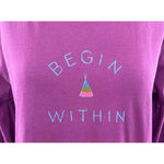 Life is Good  Purple Long Sleeve Classic Fit Graphic Tee Shirt Size Large Photo 1