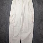 TNA Greenwich pant high waisted cargo pant women's size 4 White Photo 0