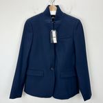 J.Crew Regent Blazer Four Season Stretch Navy Classic Slim Jacket US 8 NWT Photo 5