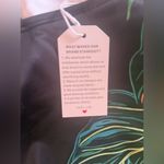 Black Floral Swimsuit with Orange Hibiscus Size XL Photo 15