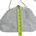 Vintage White Metal Mesh Clutch Purse Photo 12