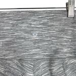 Lululemon High Rise Wunder Under Crop II Scallop in Grey/White Size 4/6 Photo 9