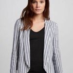 Ella Moss Kaycee Navy White Striped Blazer Photo 1