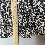 Gibson Latimer Black and Beige Long-Sleeve V-neck Blouse Size L Photo 9