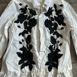 Alexander McQueen embroidered button front shirt Photo 1