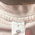 Lululemon  Pink Racerback Tank Top Athletic Workout Athletic Shirt Size 6 Photo 4