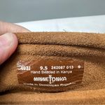 Minnetonka Me to We Brown Moccasins with Beaded Detail Leather women’s 9.5 Photo 6