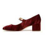 Circus by Sam Edelman NEW Elaine Burgundy Gems Velvet Embellished Loafer Chianti Photo 2