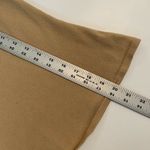 INC tan brown lace-up v-neck 3/4 sleeve sweater Photo 8