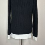 Forever 21  Women’s Colorblock Front Button Long Sleeves Cardigan, Sz Medium Photo 9