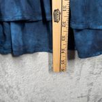 Mud Pie  Dress Tie Dye Tiered Tunic Top 3/4 Sleeve Casual Blue‎ White Size Small Photo 7