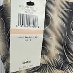 NWT BCBG Strapless Striped Pleated Bubble Sleeveless Dress Size 2 Retail $340 Black Photo 10