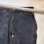 Ragged Priest Jeans Black Denim Wide Leg Panel Y2K Grunge Baggy Pants Womens 24‎ Photo 6