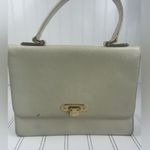 Valentino Garavani Vintage Leather Top Handle Bag with Gold-Tone Hardware Photo 2