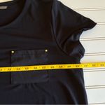 Calvin Klein pocket tunic blouse hem split size Large Photo 6