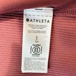 Athleta  Salutation Ribbed Full Zip Track Jacket S Dusty Rose Polished Athleisure Photo 6