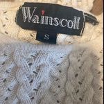 Wainscott Vintage Cream Knit Crew Neck Sweater Size S Photo 1