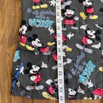 Disney  Mickey Mouse Scrubs Women's Sz XS Gray Blue Red Multicolor Photo 1