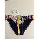 Trina Turk New.  navy floral bikini bottom. Size 10. Retails $79 Photo 2