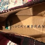 Lucky Brand  ERIN RED BURGUNDY BLUE Plaid ROUND TOE TARTAN Ballet Flats SIZE 8 Photo 7