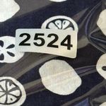 Lilly Pulitzer  NWT Women’s 8 Navy Blue White Squirt Print Lenna Poplin Tie Top Photo 6